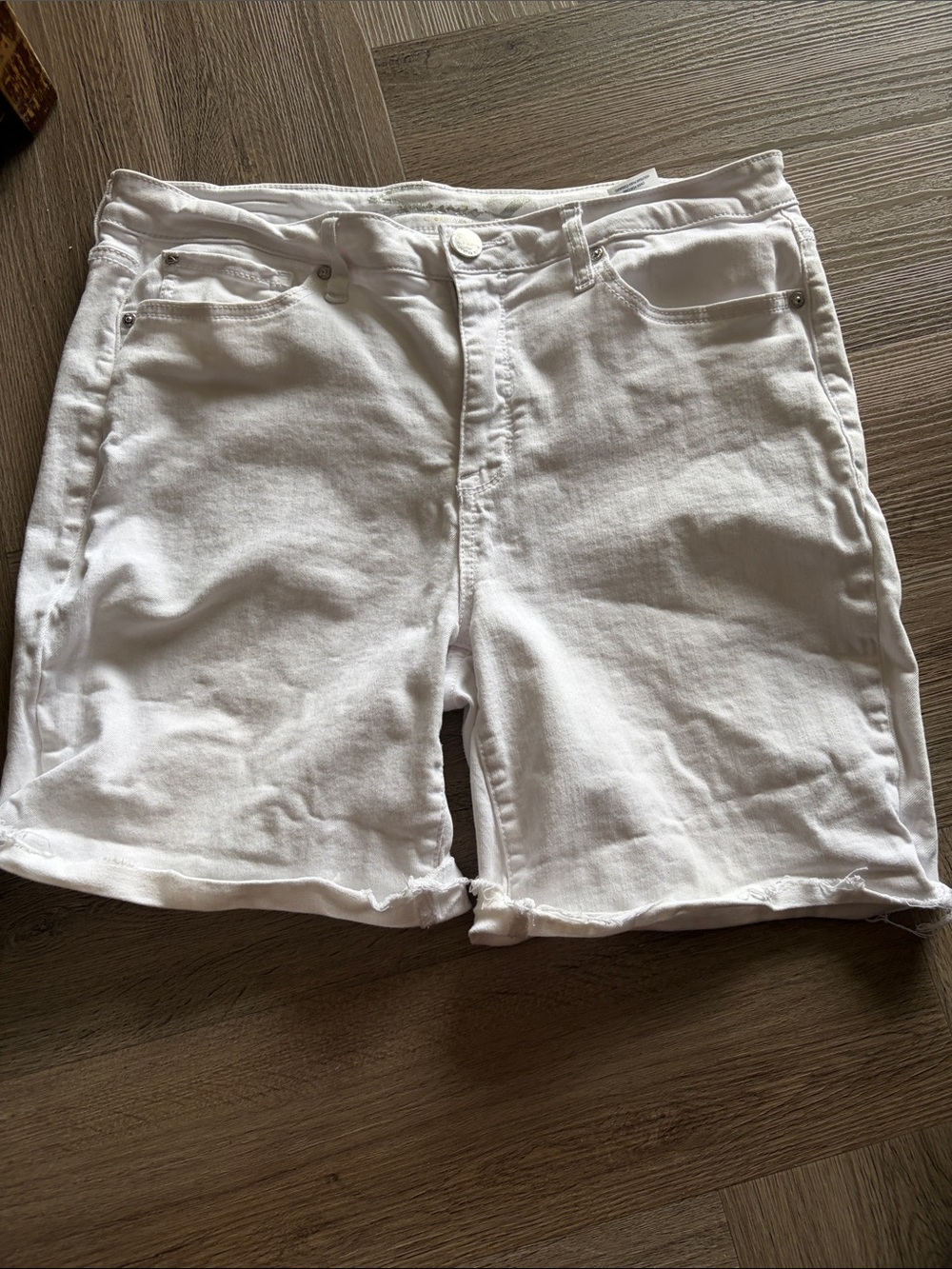Seven7 White Denim Men's Shorts